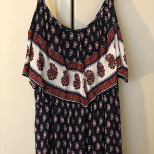 American Eagle Outfitters Navy Blue Maxi dress